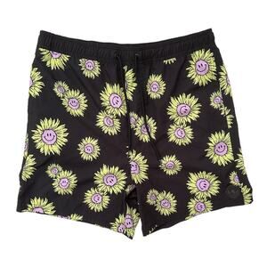 NEFF Swim Board Shorts MENS XL Happy Bloom Smiley Surf